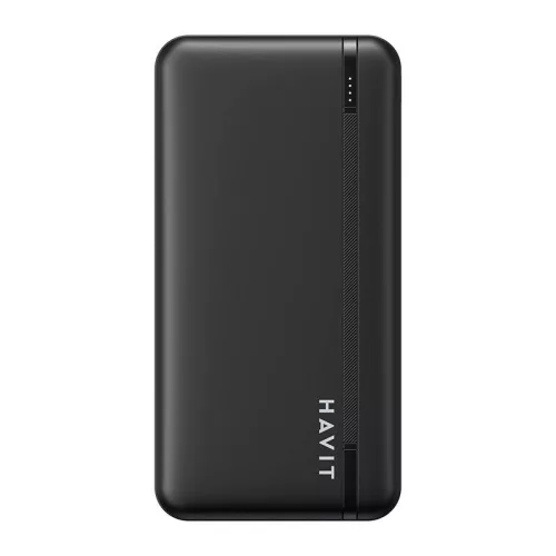Havit 10000mAh Hordozható (Fekete) Powerbank USB Töltővel (PB90 black)