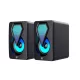 Havit SK210mini PRO Számítógépes hangszórók 2.0 RGB (fekete)