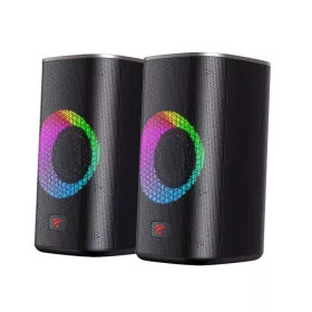   Havit SK212 számítógépes hangszórók 2.0 Bluetooth RGB (fekete)