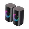 Havit SK212 számítógépes hangszórók 2.0 Bluetooth RGB (fekete)