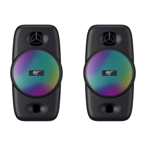 Havit SK213 számítógépes hangszórók 2.0 Bluetooth RGB (fekete)