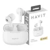 Havit TW967 TWS vezeték nélküli fülhallgató (fehér)