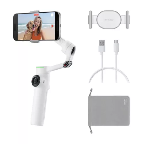 Insta360 Flow 2 Pro AI Tracker Stabilizátor csomag (fehér)