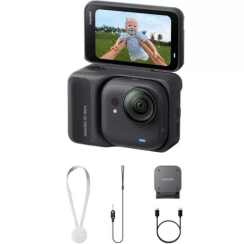 Insta360 GO Ultra akciókamera 4K Standard csomag (éjfekete)