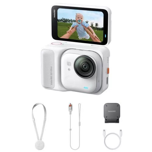 Insta360 GO Ultra akciókamera 4K Standard csomag Arctic (fehér)