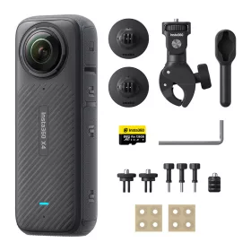 Insta360 X4 Akciókamera + Motorkerékpár kiegészítő