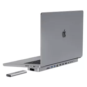   INVZI 12in1 USB-C Dokkoló MacBook Pro 16" SSD tálcával (MH01-16)