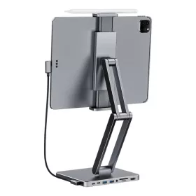   INVZI Univerzális Tablet/iPad Dokkoló + Állvány, 3x USB-C, 2x USB-A (MH03)