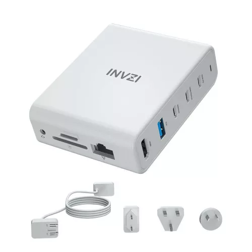 INVZI 100W 9in1 GaN Fali Töltő És Dokkolóállomás (NVZ469)