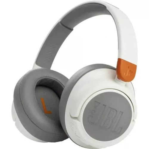 JBL JR460NC Bluetooth vezeték nélküli fejhallgató gyerekeknek aktív zajcsökkentéssel (fehér)