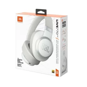   JBL LIVE 770NC Bluetooth vezeték nélküli on-ear fejhallgató (fehér)