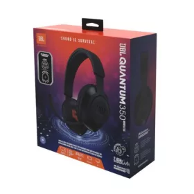   JBL Quantum 350 vezeték nélküli gamer fejhallgató mikrofonnal (fekete)