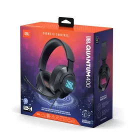   JBL Quantum 400 fejhallgató vezetékes gamer headset – mikrofon, (USB) (fekete)