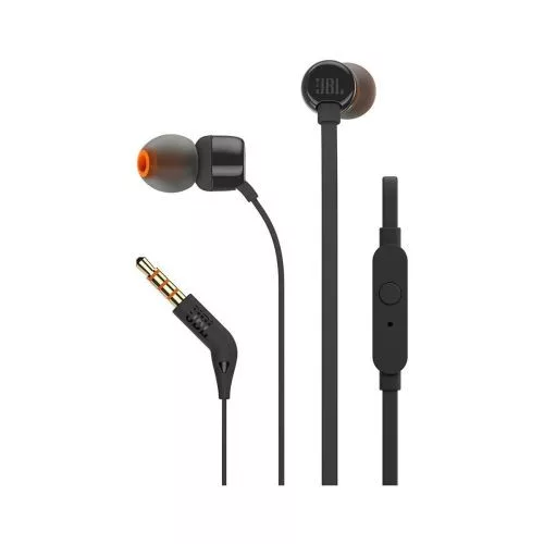 JBL Tune 160 in-ear fülhallgató (fekete)
