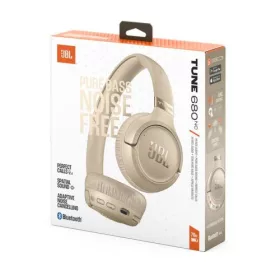   JBL Tune 680NC Bluetooth vezeték nélküli on-ear fejhallgató (bézs)