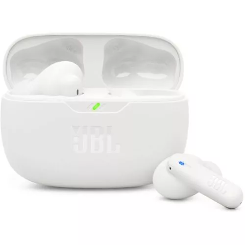 JBL Vibe Beam 2 TWS Bluetooth vezeték nélküli in-ear fülhallgató (fehér)