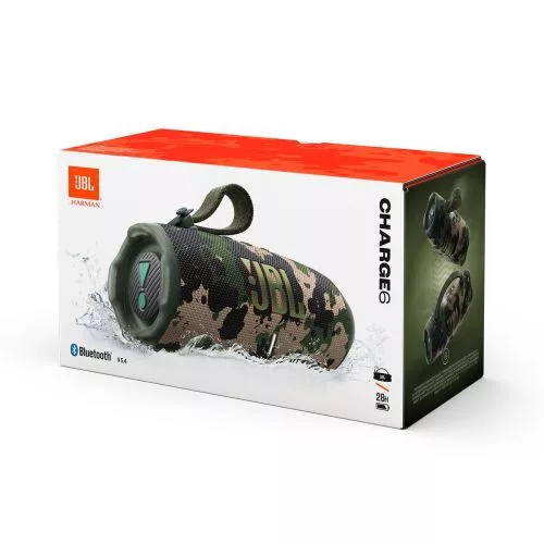 JBL Charge 6 Bluetooth vezeték nélküli hangszóró (fekete)