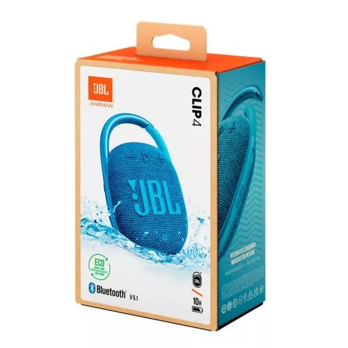 JBL CLIP 4 Bluetooth vezeték nélküli hangszóró Eco (kék)