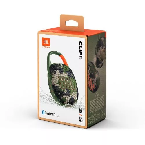 JBL CLIP 5 Bluetooth vezeték nélküli hangszóró Squad