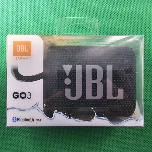 [Outlet A kategória] JBL Go 3 Bluetooth vezeték nélküli hangszóró (fekete)