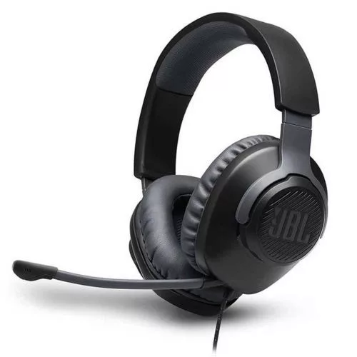 JBL Quantum 100 Vezetékes gamer Fejhallgató Mikrofonnal (fekete)