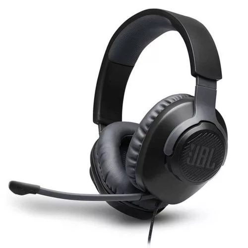 JBL Quantum 100 Vezetékes gamer Fejhallgató Mikrofonnal (fekete)