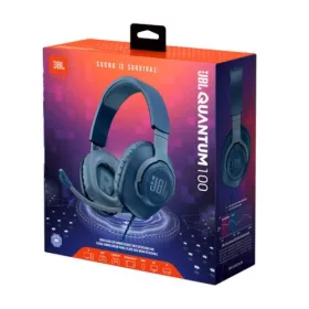  JBL Quantum 100 Vezetékes gamer Fejhallgató Mikrofonnal (kék)