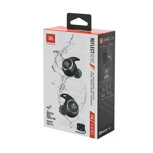 JBL Reflect Aero TWS Bluetooth vezeték nélküli in-ear fülhallgató (fekete)