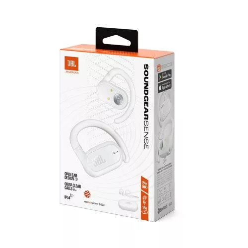JBL Soundgear Sense vezeték nélküli In-Ear Sport fejhallgató (fehér)