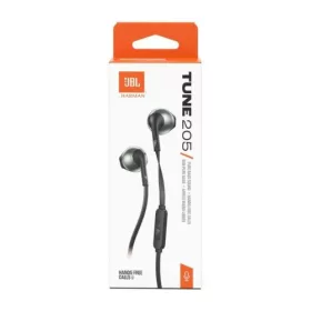 JBL Tune 205 In-Ear vezetékes fejhallgató (fekete)