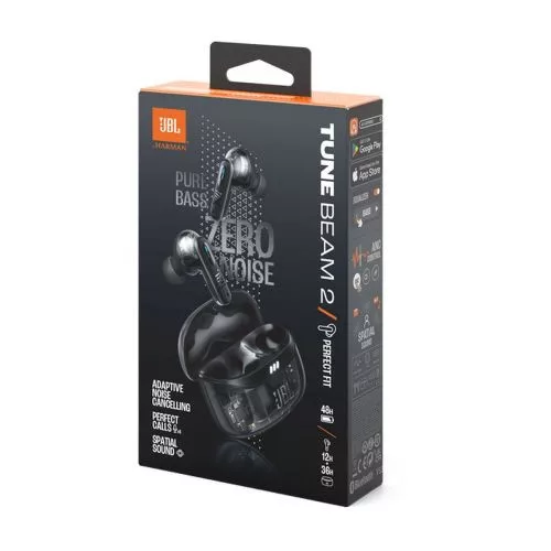 JBL Tune Beam 2 Ghost fülhallgató (fekete)
