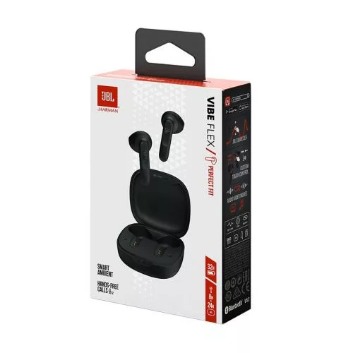 JBL Vibe Flex TWS Bluetooth vezeték nélküli fülhallgató (fekete)