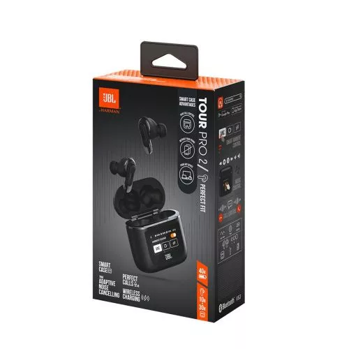 JBL Tour Pro 2 TWS vezeték nélküli fülhallgató (fekete)
