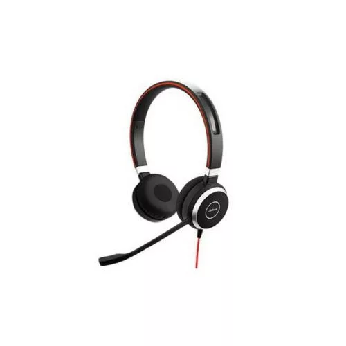Jabra Evolve 40 MS Duo Stereo fejhallgató – mic (fekete)