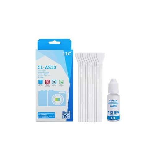 JJC 2in1 APS-C Szenzor Tisztító Kit - CMOS 16mm (10db) +15ml Tisztító-folyadék