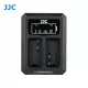 JJC Panasonic DMW-BLC12, Sigma BP-51, Leica BP-DC12 Dupla USB akkumulátortöltő