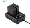 JJC Panasonic DMW-BLC12, Sigma BP-51, Leica BP-DC12 Dupla USB akkumulátortöltő