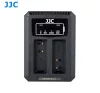 JJC Panasonic DMW-BLG10/DMW-BLE9, Leica BP-DC15 Dupla USB akkumulátortöltő