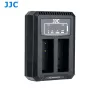 JJC Panasonic DMW-BLG10/DMW-BLE9, Leica BP-DC15 Dupla USB akkumulátortöltő