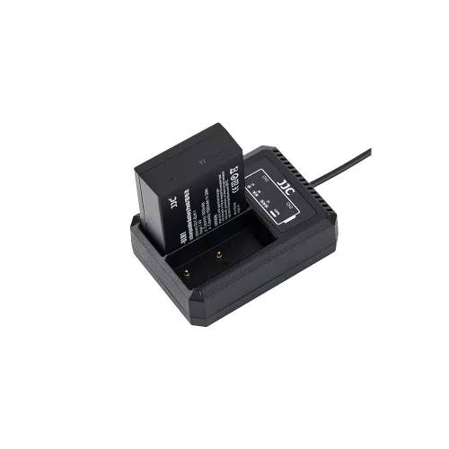 JJC Olympus BLH-1 Dupla USB akkumulátortöltő