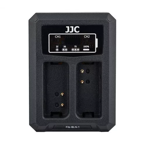 JJC Olympus BLN-1 Dupla USB akkumulátortöltő