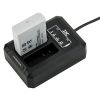 JJC Nikon DCH-ENEL14A Nikon EN-EL14 USB Dual Akkumulátortöltő