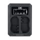 JJC Nikon DCH-ENEL15 Nikon EN-EL15 USB Dual Akkumulátortöltő
