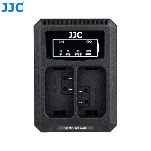 JJC Nikon DCH-ENEL25 Nikon EN-E25 USB Dual Akkumulátortöltő