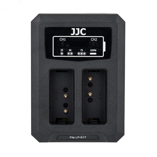 JJC Canon DCH-LPE17 Canon LP-E17 USB Dual Akkumulátortöltő