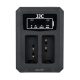 JJC Canon DCH-LPE17 Canon LP-E17 USB Dual Akkumulátortöltő