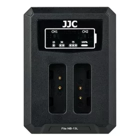 JJC Canon NB-13L USB dupla akkumulátortöltő