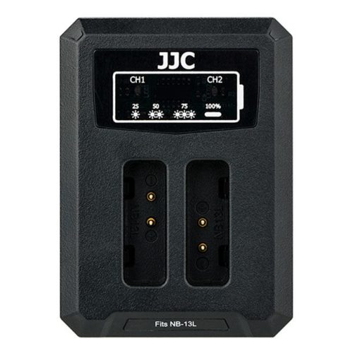 JJC Canon DCH-NB13L Canon NB-13L USB Dupla akkumulátortöltő
