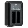 JJC Fujifilm NP-95, Ricoh DB-90 Dupla USB akkumulátortöltő (DCH-NP95)