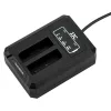 JJC Fujifilm NP-95, Ricoh DB-90 Dupla USB akkumulátortöltő (DCH-NP95)